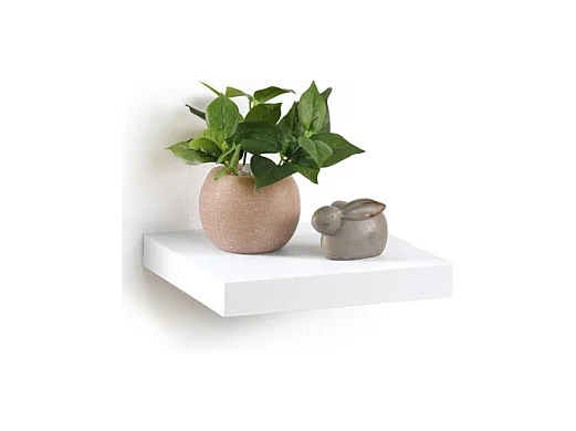 Étagère Murale Design "Flottante" 25cm Blanc