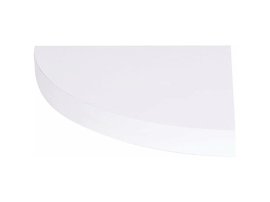Étagère Murale d'Angle "Flottante" 25cm Blanc