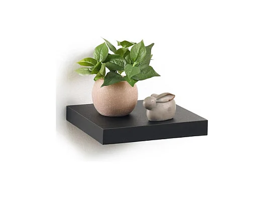 Étagère Murale Design "Flottante" 25cm Noir