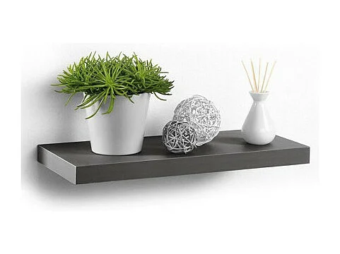 Étagère Murale Design "Flottante" 50cm Anthracite
