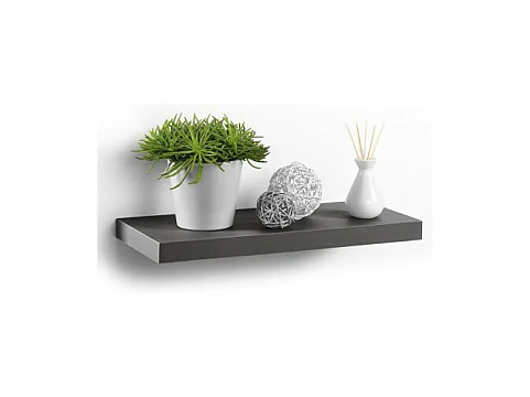 Étagère Murale Design "Flottante" 50cm Anthracite