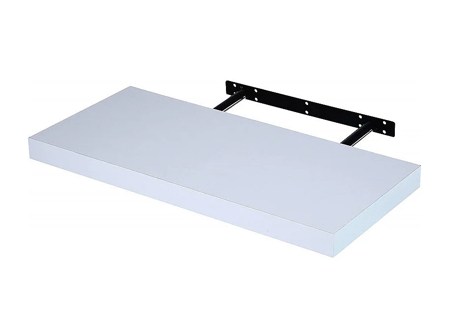 Étagère Murale Design "Flottante" 50cm Blanc