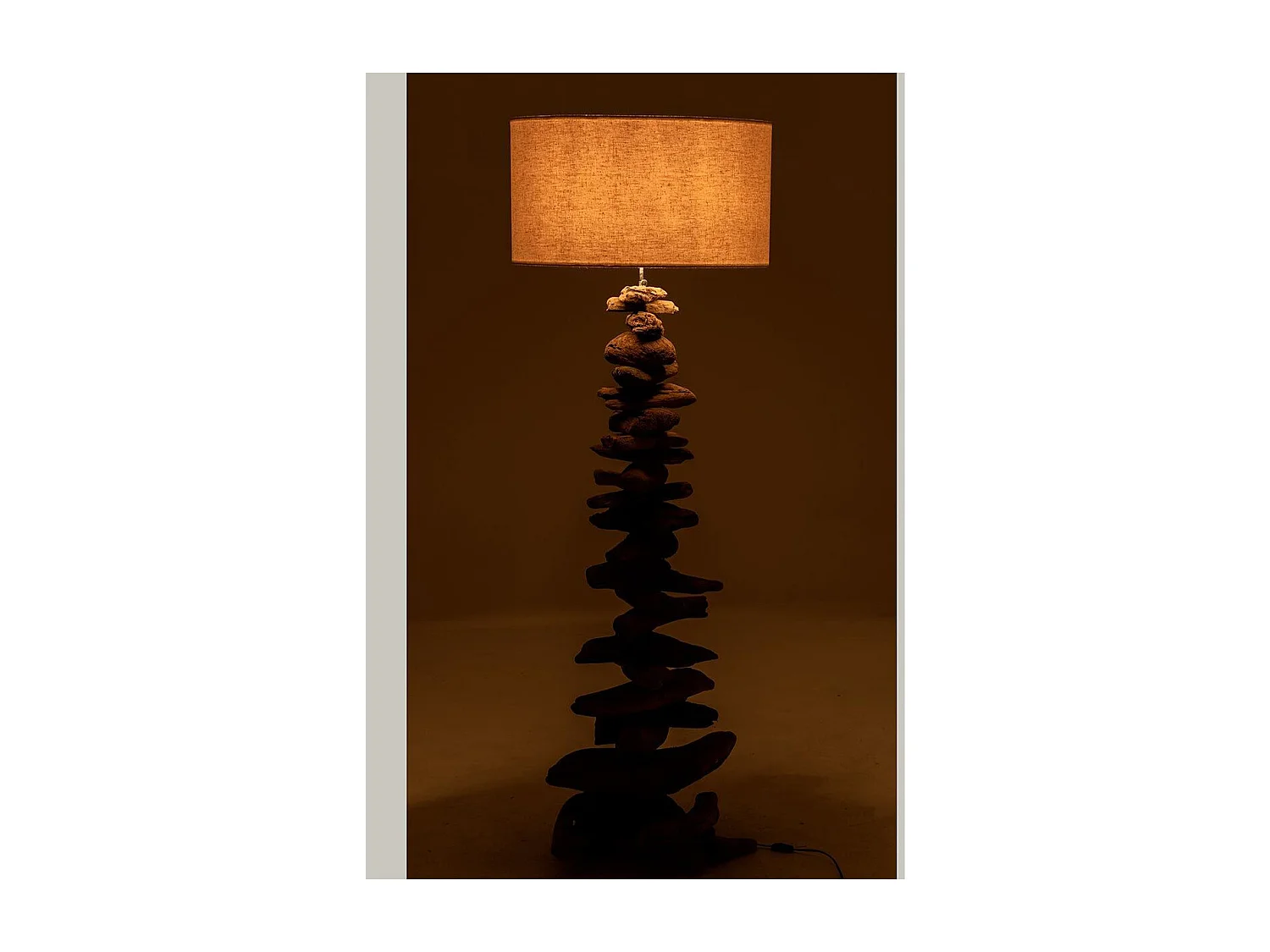Lampadaire Design "Bois Flotté" 170cm Naturel