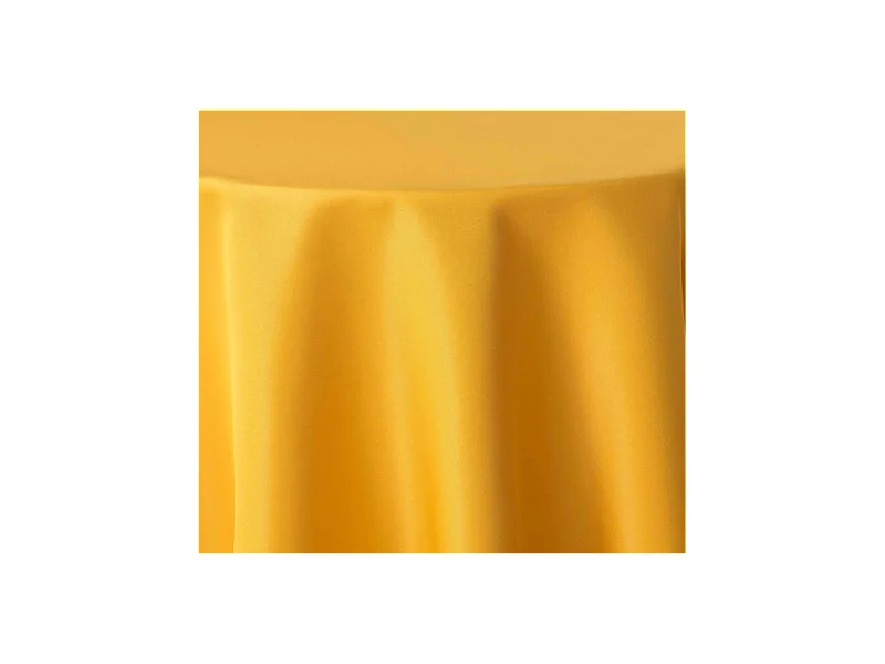 Nappe Ronde Antitache "Essentiel" 180cm Miel