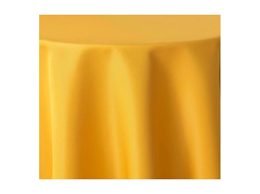 Nappe Ronde Antitache "Essentiel" 180cm Miel