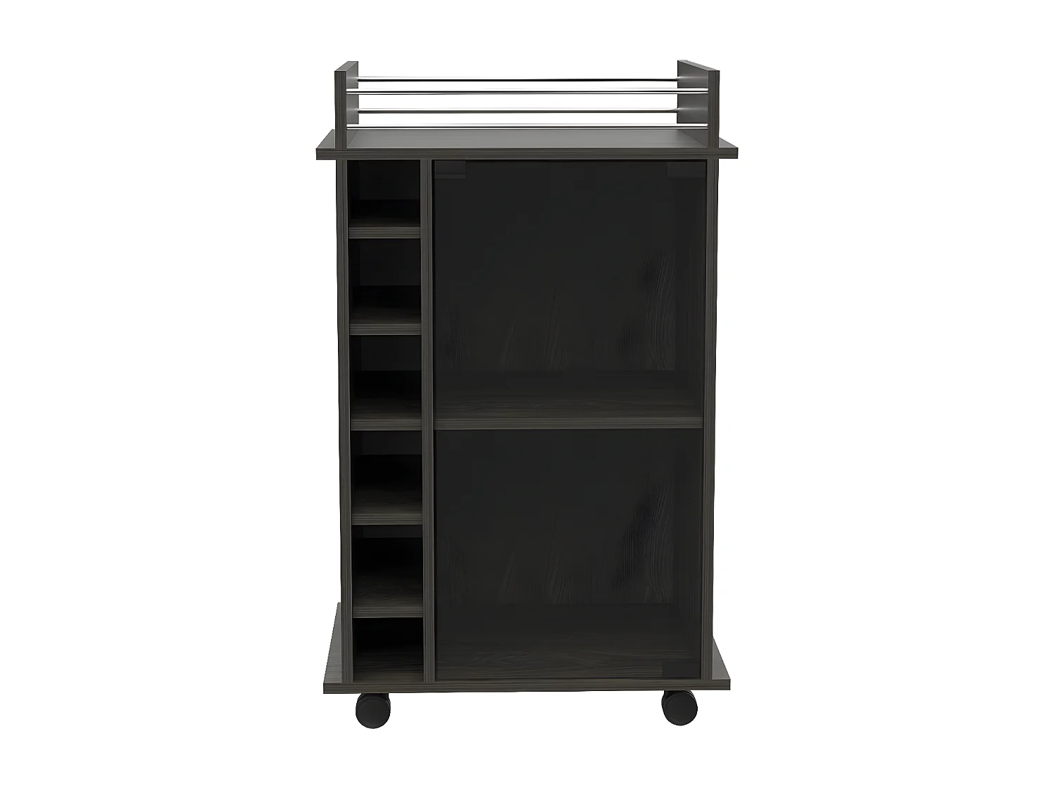 Set Britannica , 89/45 cm ancho X 55/80 cm alto X 41,5 cm fondo, Negro + Carbón