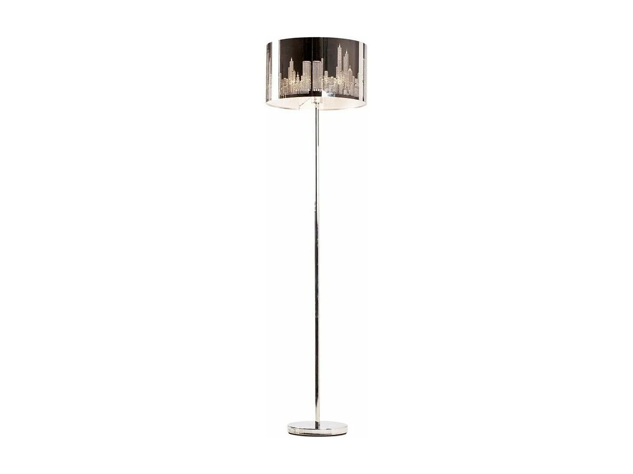 Lampadaire Design "New York" 150cm Argent