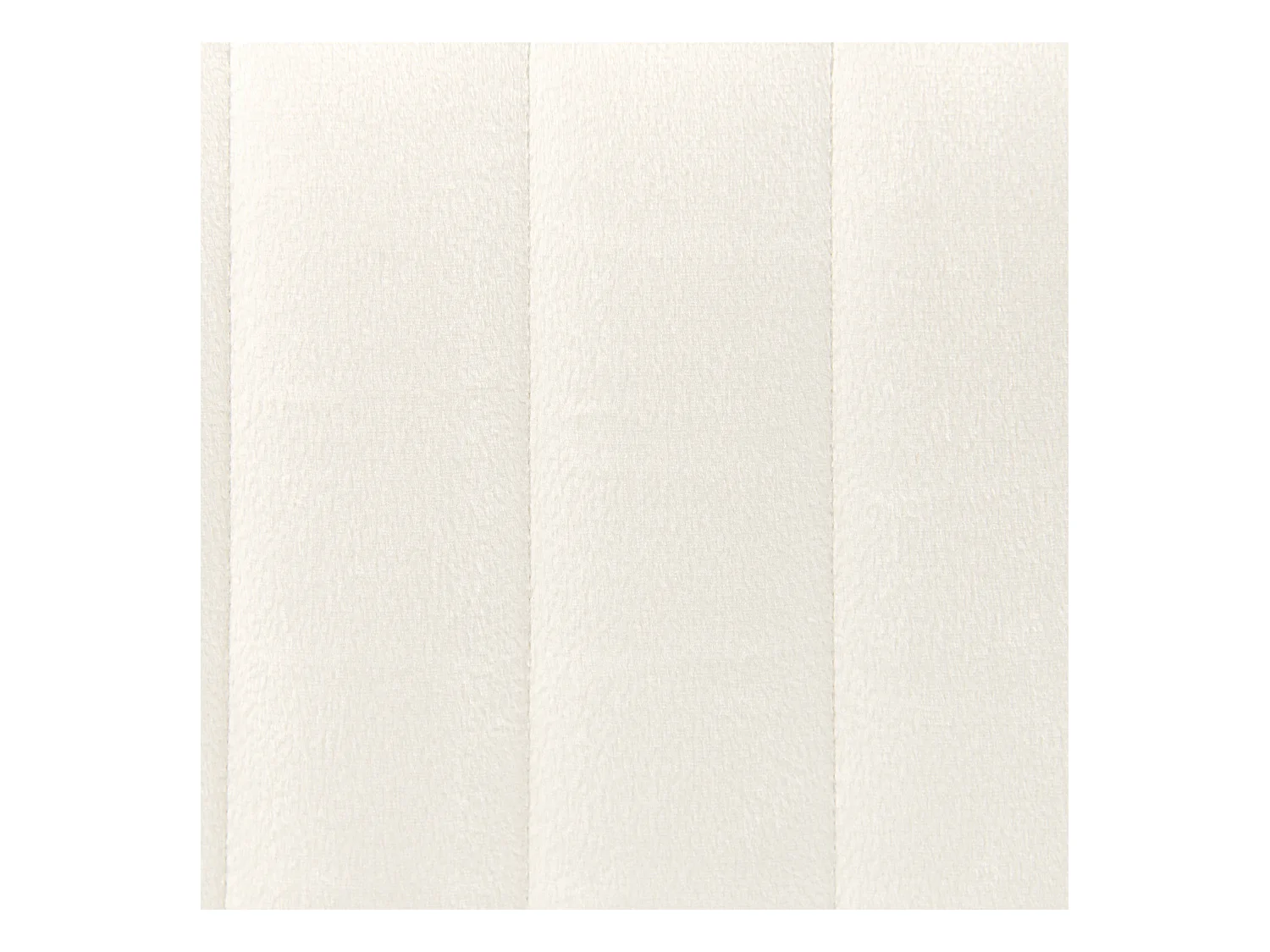 Tamborete em veludo creme 45 x 45 cm DAYTON