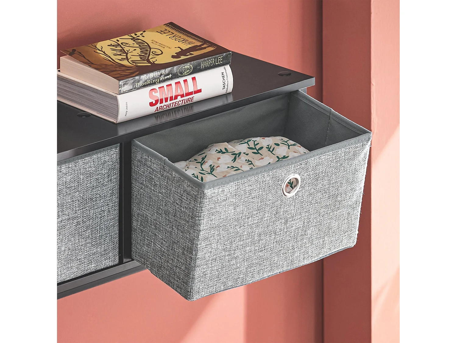 SoBuy FRG282-SCH Portemanteau Mural Étagère 3 Tiroirs Meuble d’entrée Penderie mural Noir