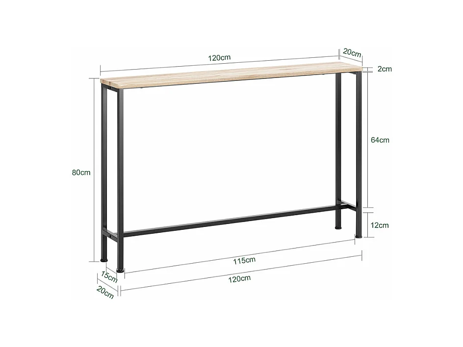 Stół konsolowy do salonu FSB19-XL-Z