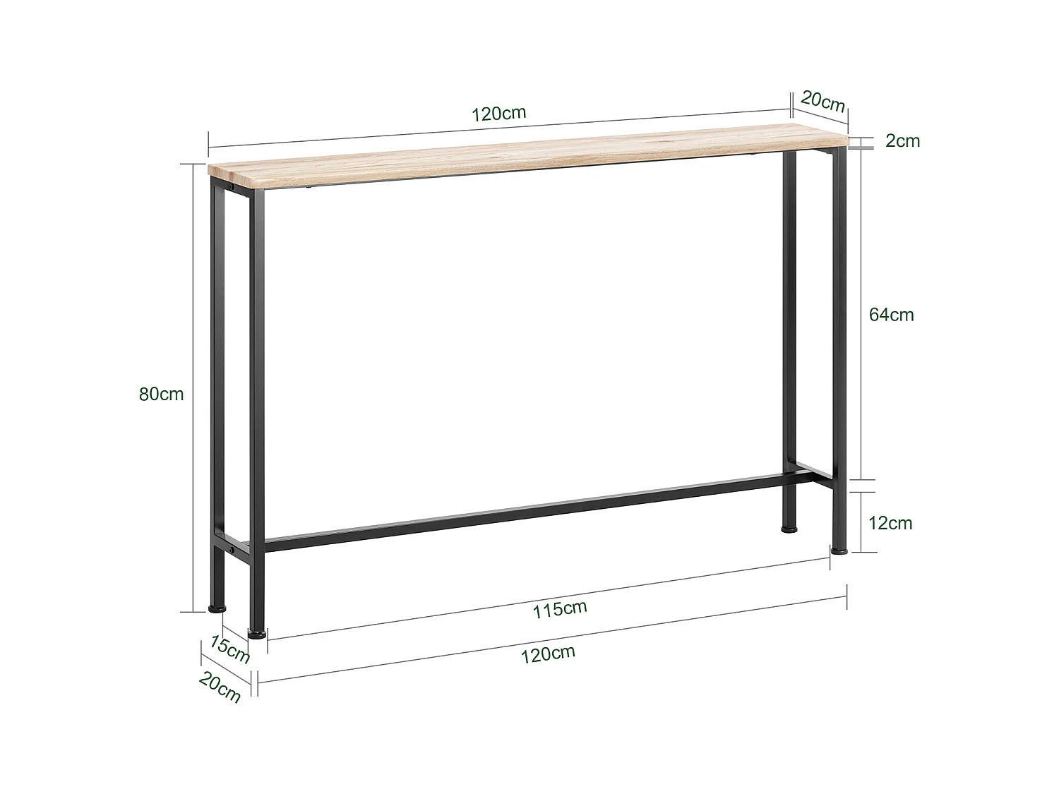 Stół konsolowy do salonu FSB19-XL-Z