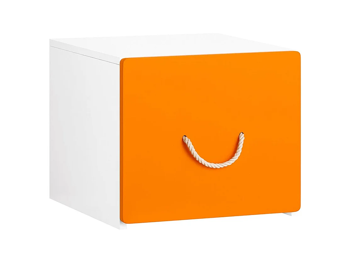 SoBuy KMB74-W Boîte de Rangement, Meuble de Rangement à roulettes, Coffre à Jouets avec 1 Tiroir pour Chambre Enfant et Salle de Jeux