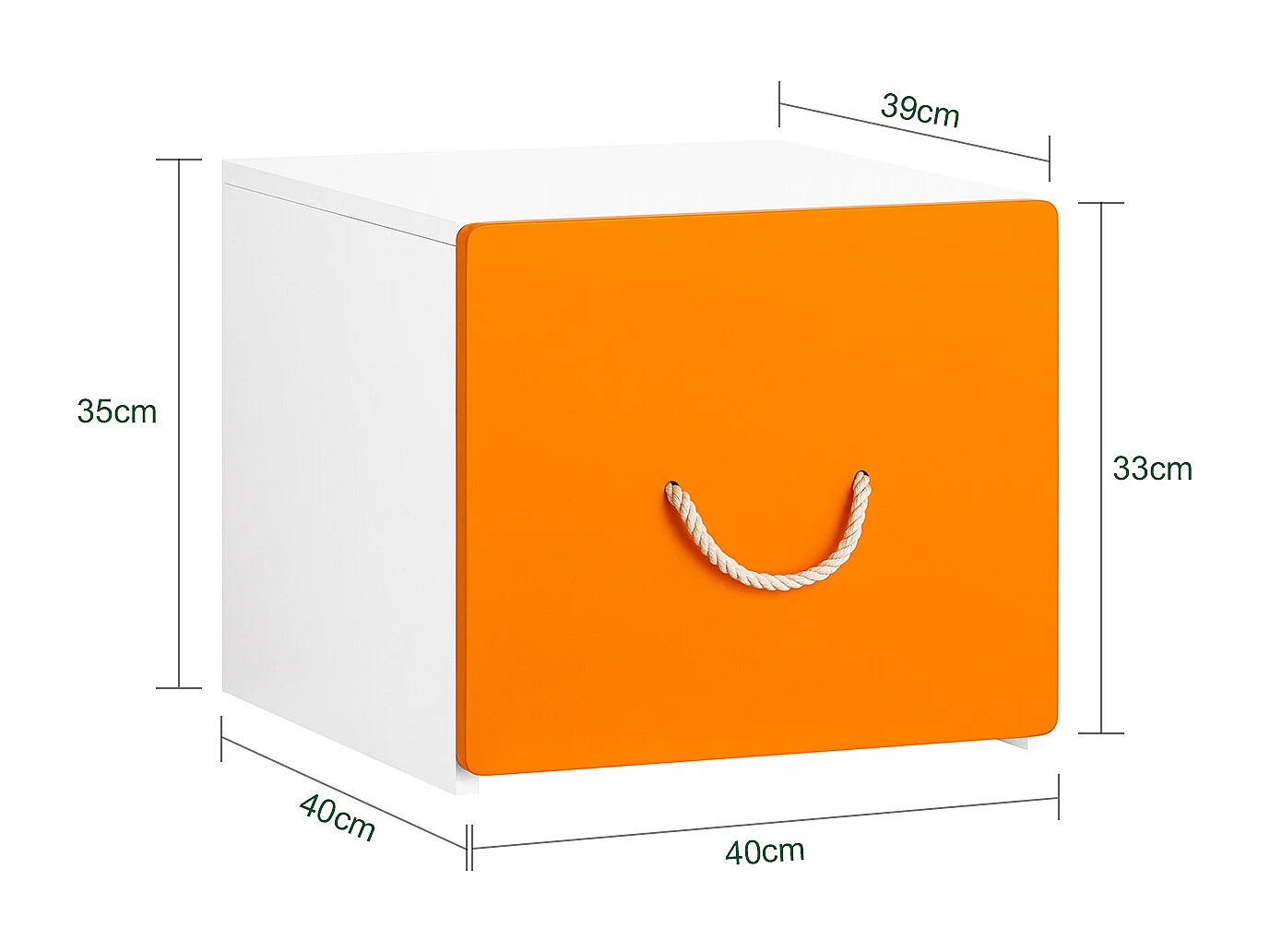 SoBuy KMB74-W Boîte de Rangement, Meuble de Rangement à roulettes, Coffre à Jouets avec 1 Tiroir pour Chambre Enfant et Salle de Jeux