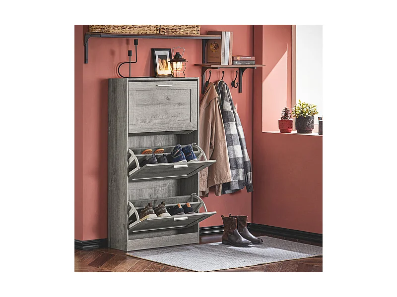 Szafka na buty z 3 drzwiami FSR137-L-HG