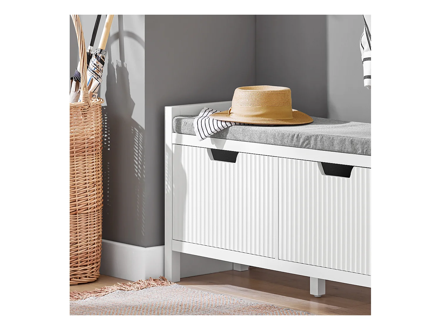 Sitzbank mit Sitzfläche FSR146-W 30 x 50 x 91cm