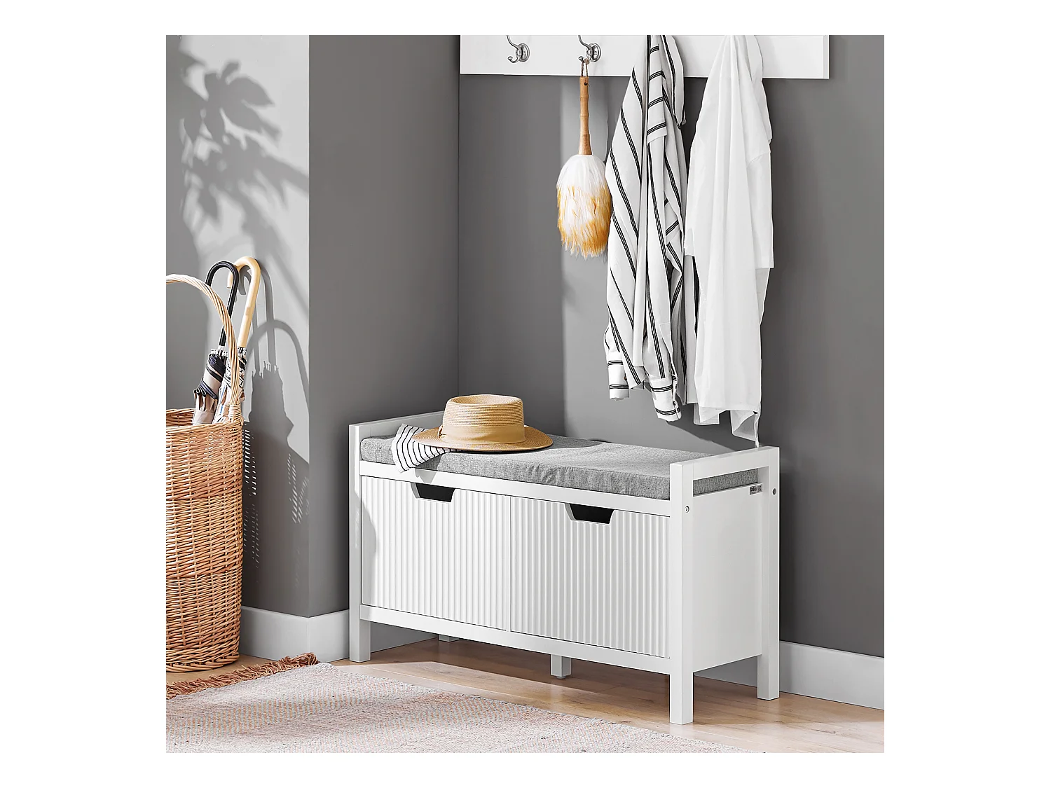 Sitzbank mit Sitzfläche FSR146-W 30 x 50 x 91cm
