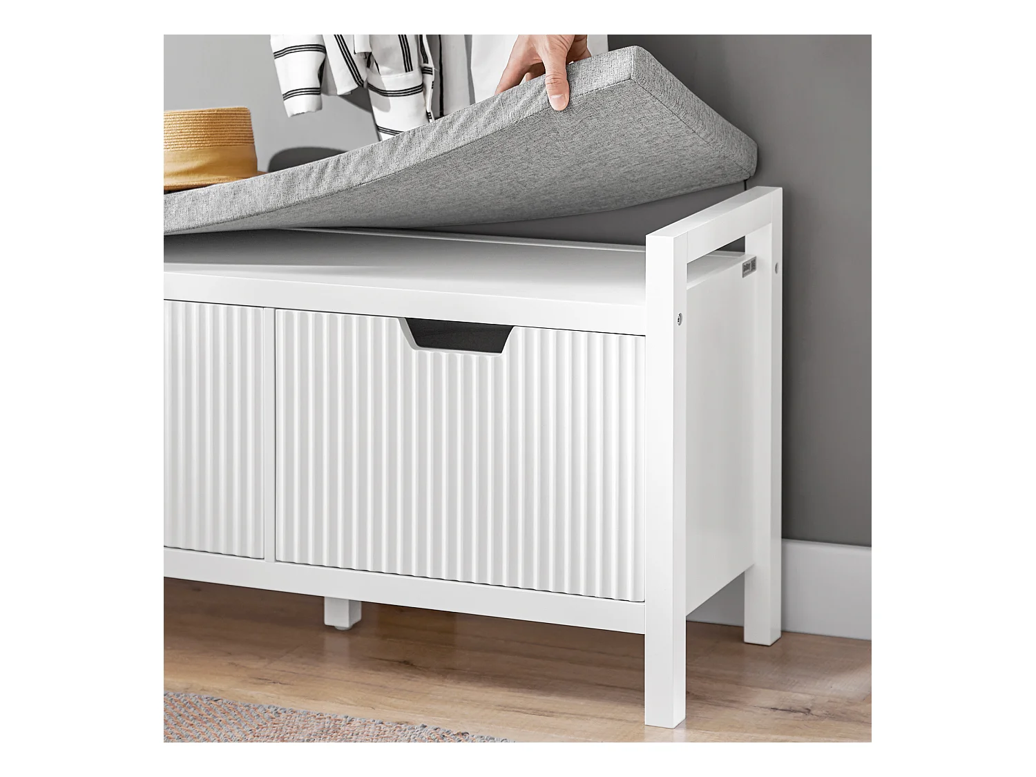 Sitzbank mit Sitzfläche FSR146-W 30 x 50 x 91cm