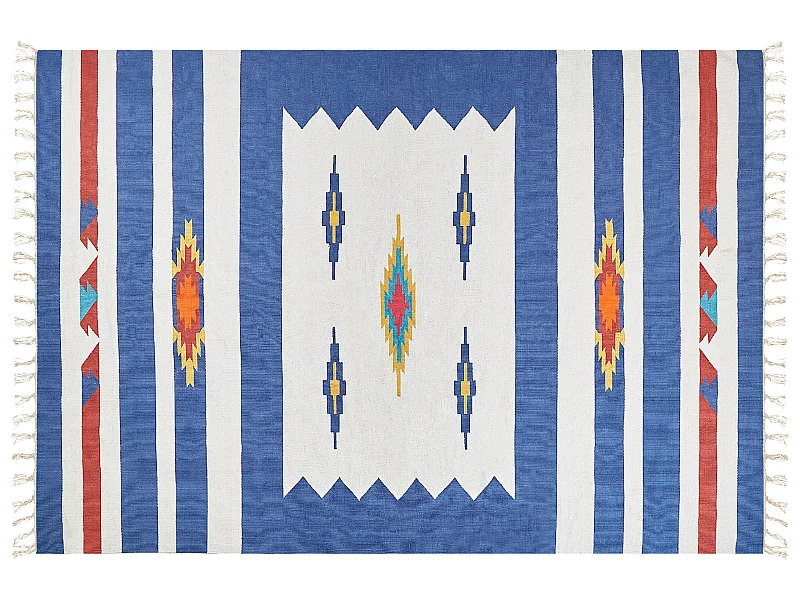 Vloerkleed kelim meerkleurig 200 x 300 cm VARSER