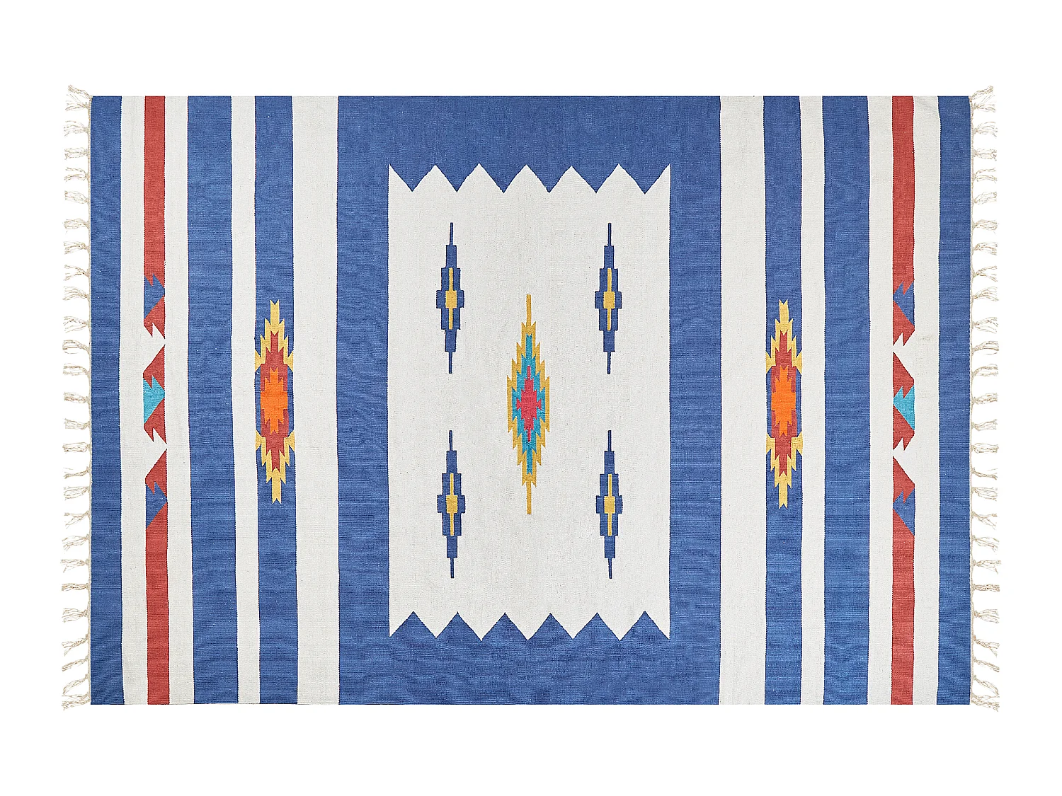 Tapis VARSER Multicolore 200 x 300 cm Coton Kilim