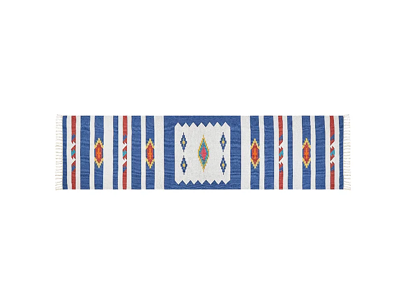 Tapis VARSER Multicolore 80 x 300 cm Coton Kilim