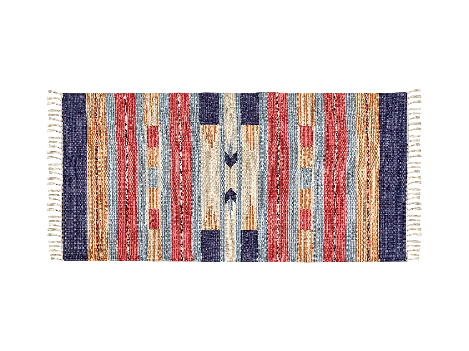 Vloerkleed kelim meerkleurig 80 x 150 cm GANDZAK