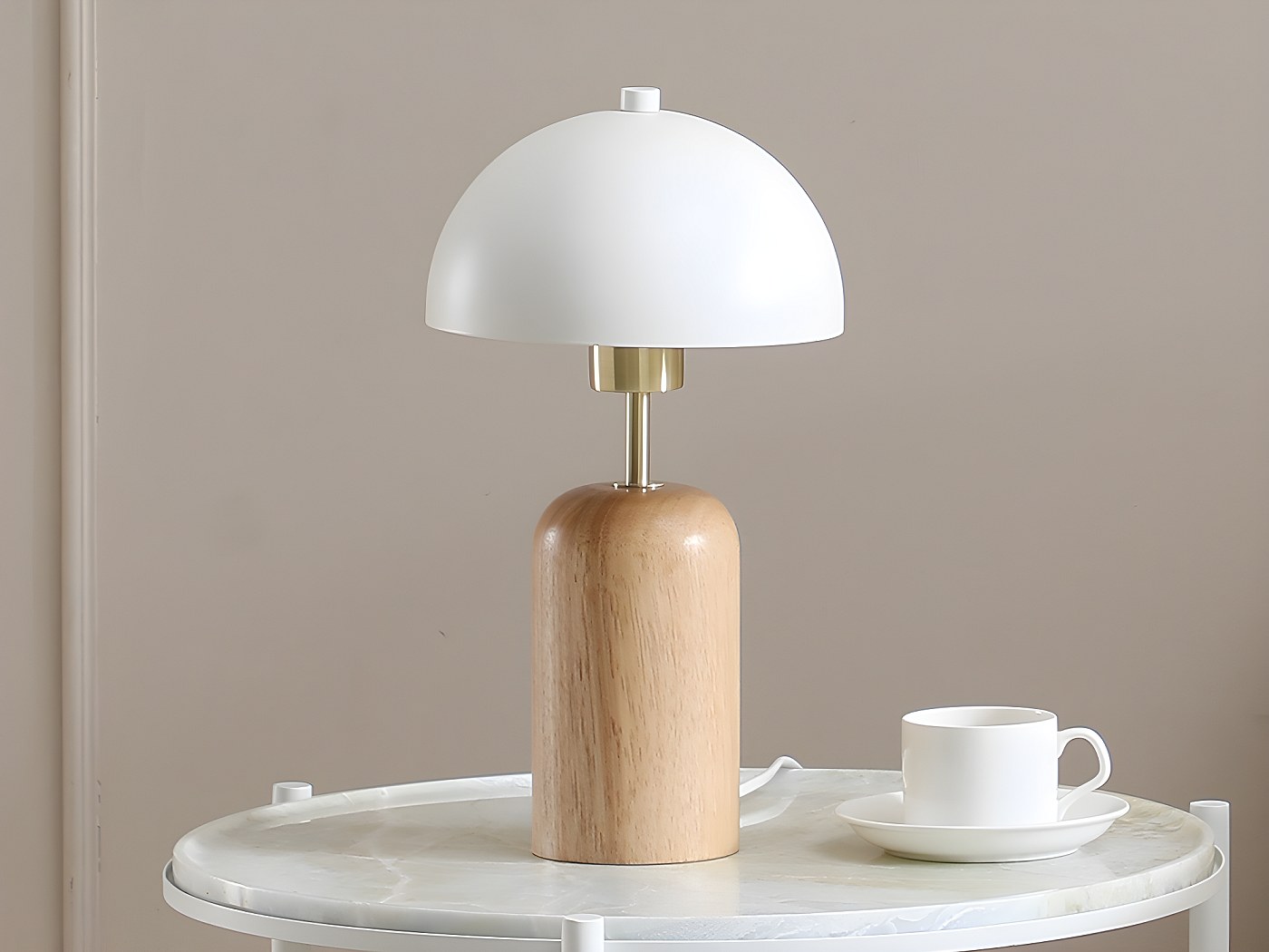Lampada da tavolo in legno di mango dell'Alabama SKLUM