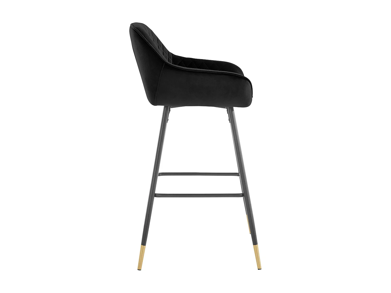 Bianca|Barchair Velvet 1PK Noir