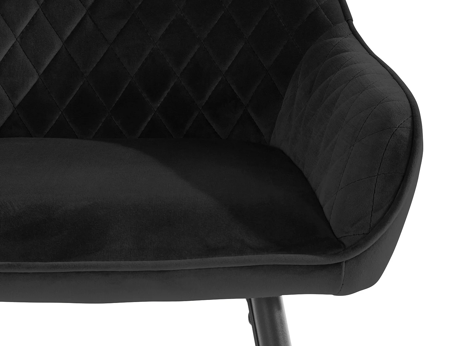 Bianca|Barchair Velvet 1PK Noir