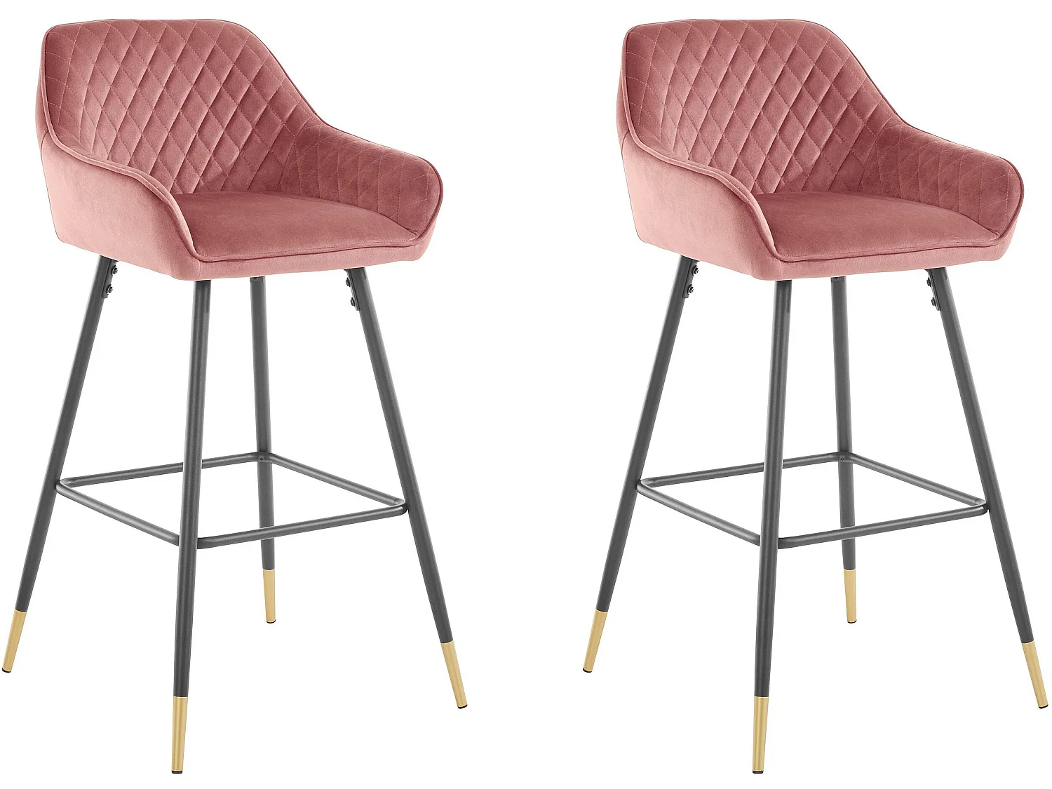 Bianca | Barchair Velvet 1 Pack Rose