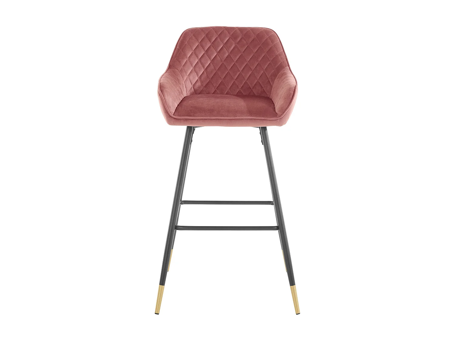 Barchair Fluweel 1PK Roos