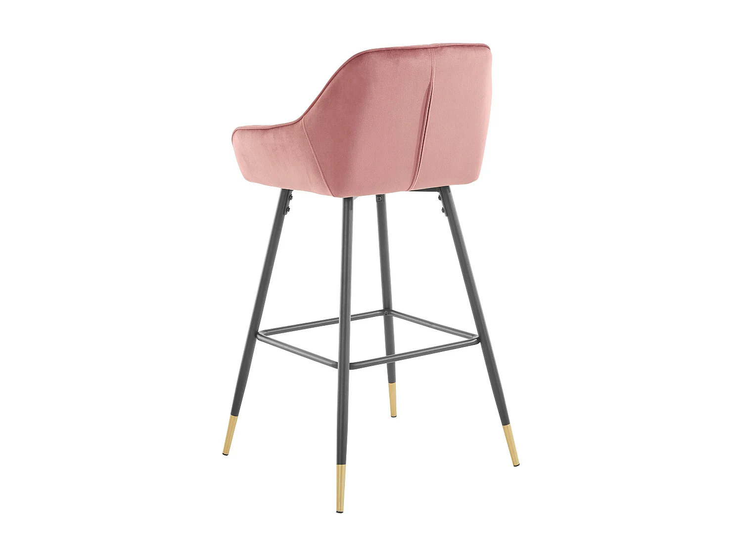 Barchair Fluweel 1PK Roos