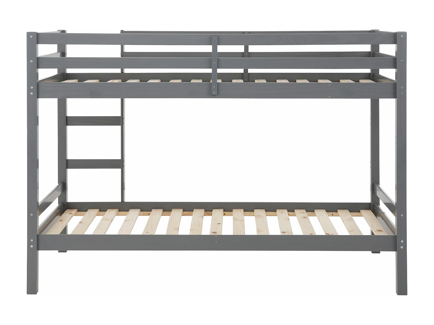 Alpi|Lit superposé en bois gris 90x200