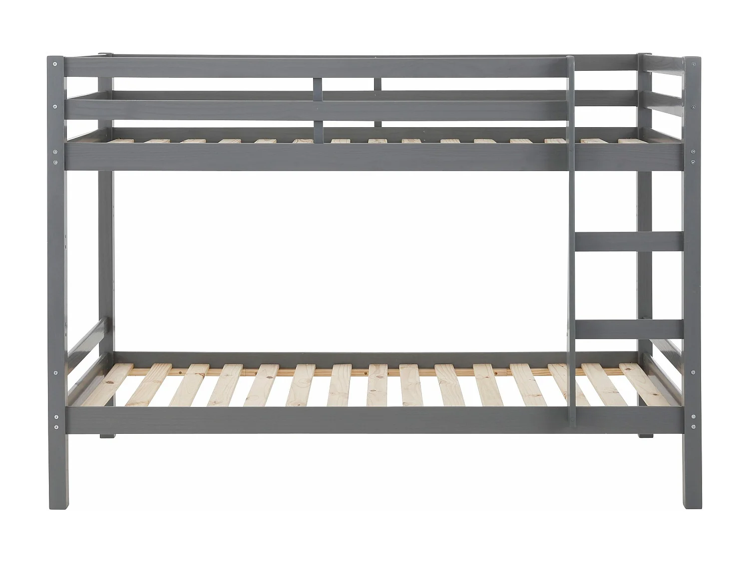 Alpi|Lit superposé en bois gris 90x200