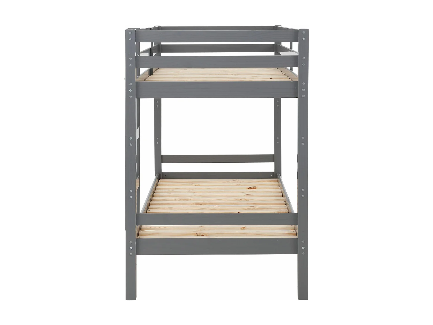 Alpi|Lit superposé en bois gris 90x200