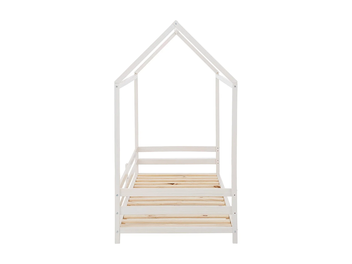Ellen|Lit cabane pour enfant en pin blanc 90x200