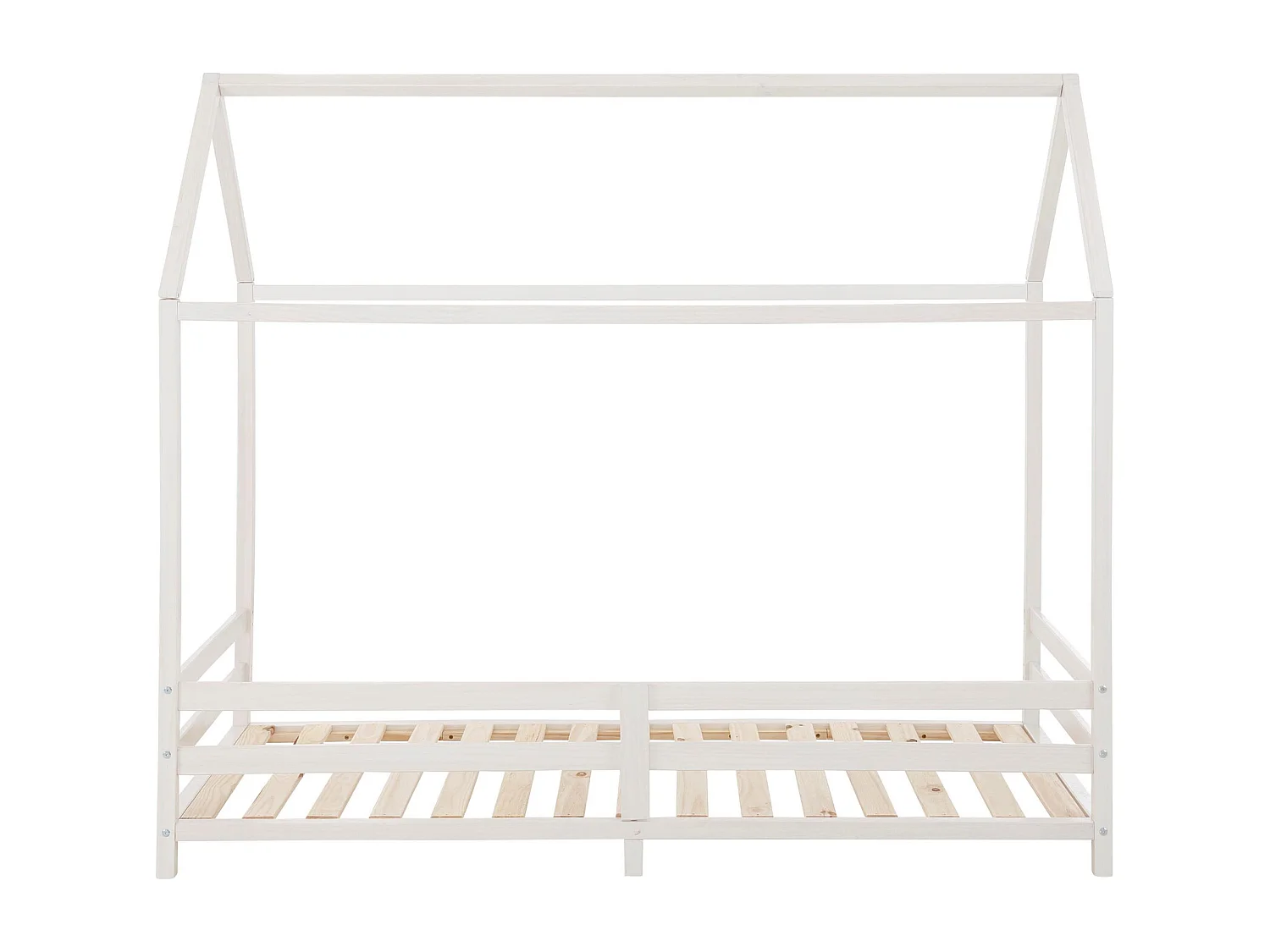 Ellen|Lit cabane pour enfant en pin blanc 90x200