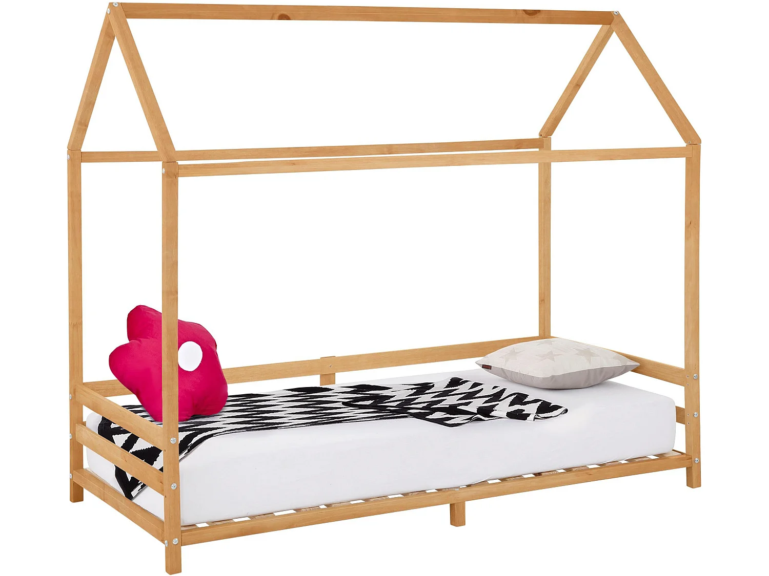 Casa-letto con recinzione