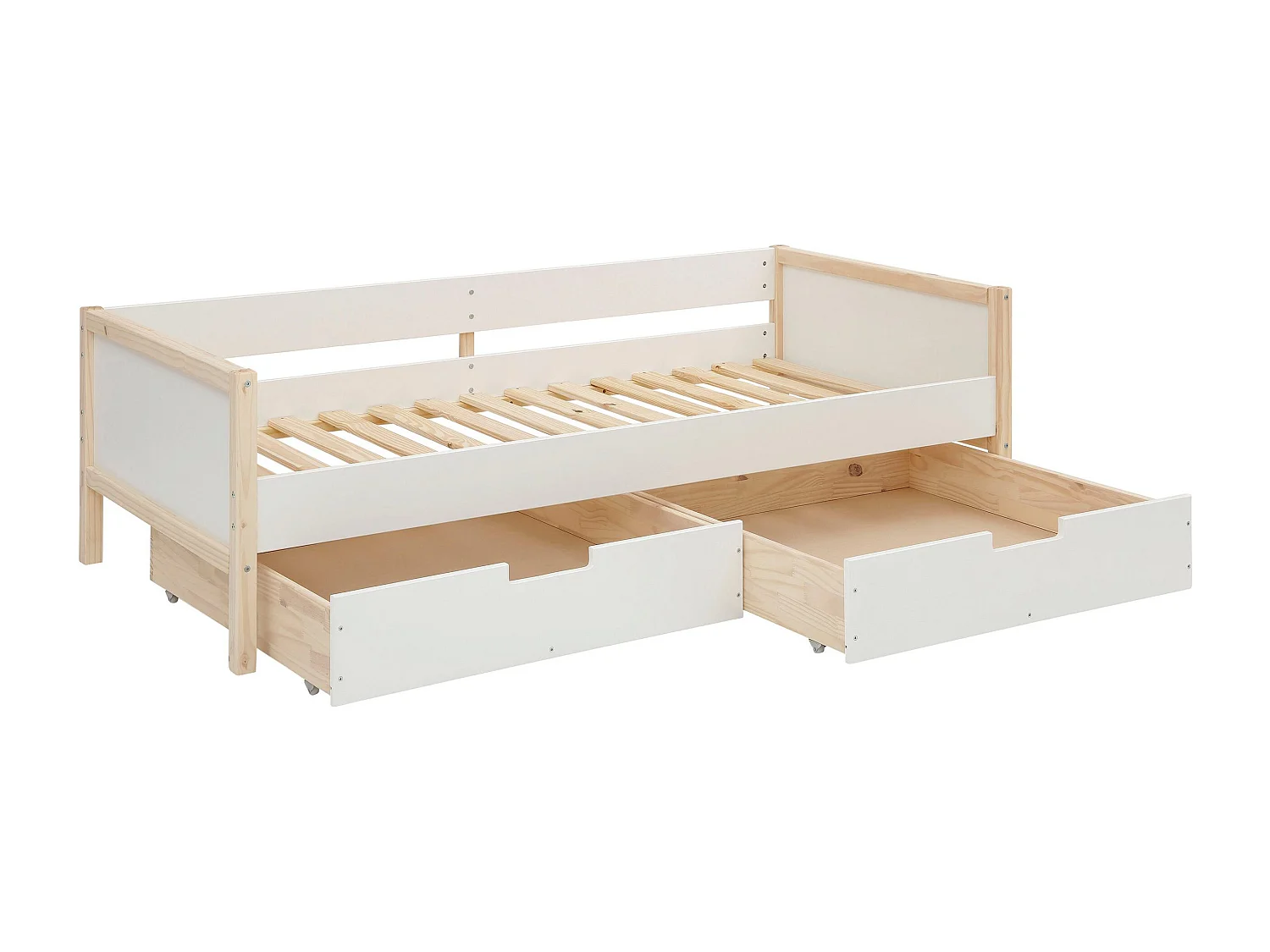Square Line Daybed WhiNat