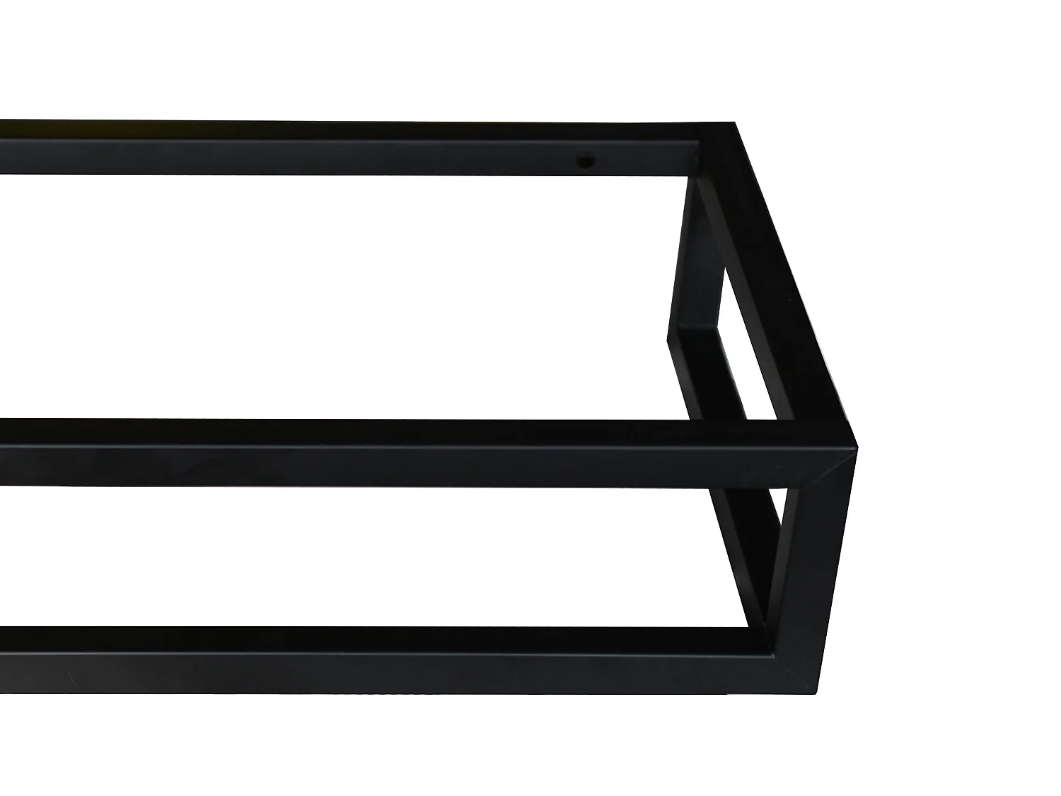 Lave main suspendu en béton avec support - Robinetterie à droite - L40 x l22 cm - UCHAMI