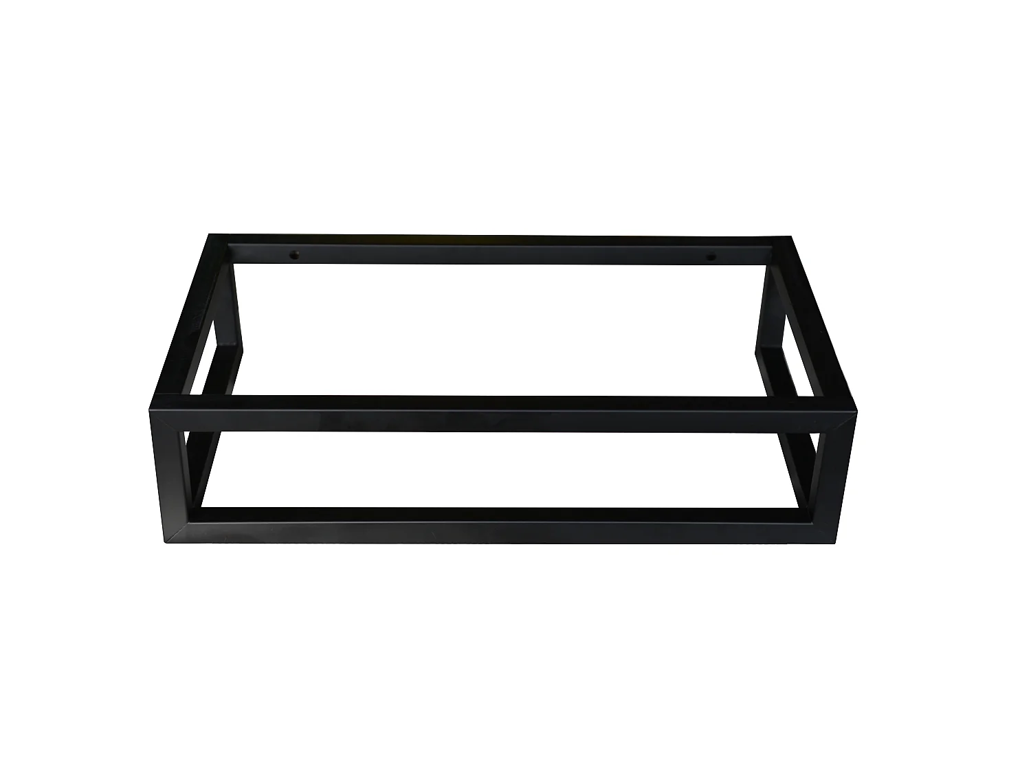 Lave main suspendu en béton avec support - Robinetterie à droite - L40 x l22 cm - UCHAMI