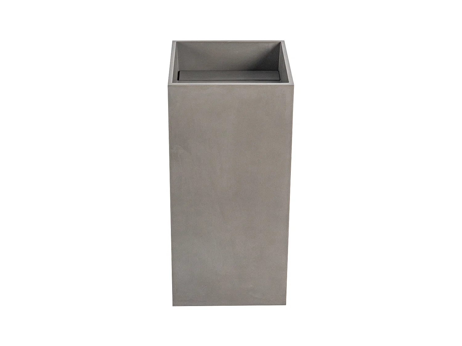 Waschbecken mit Betonfuß - B 40 x T 40 x H 80 cm - BALEZINO