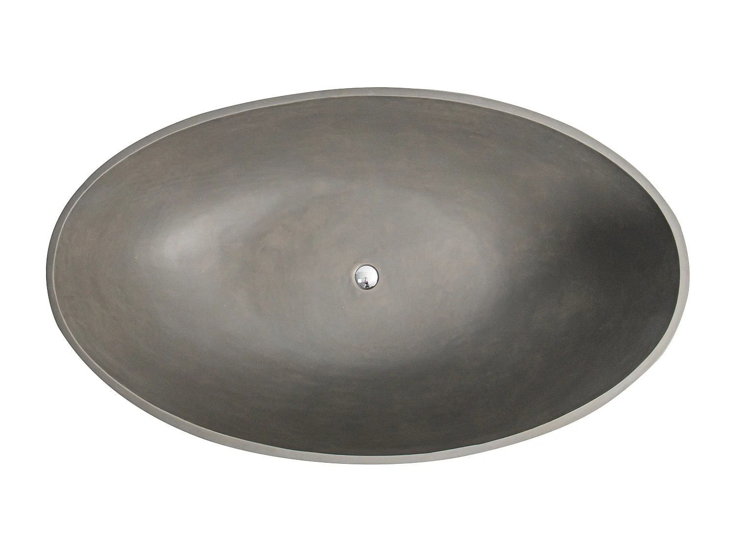Freistehende Badewanne aus Beton - 400 l - 160 x 100 x 59,4 cm - IVANOVO