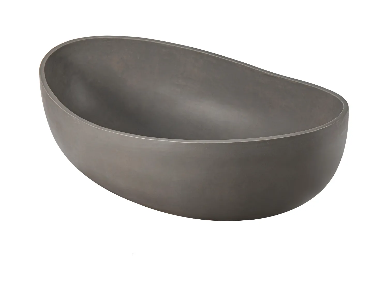 Freistehende Badewanne aus Beton - 400 l - 160 x 100 x 59,4 cm - IVANOVO