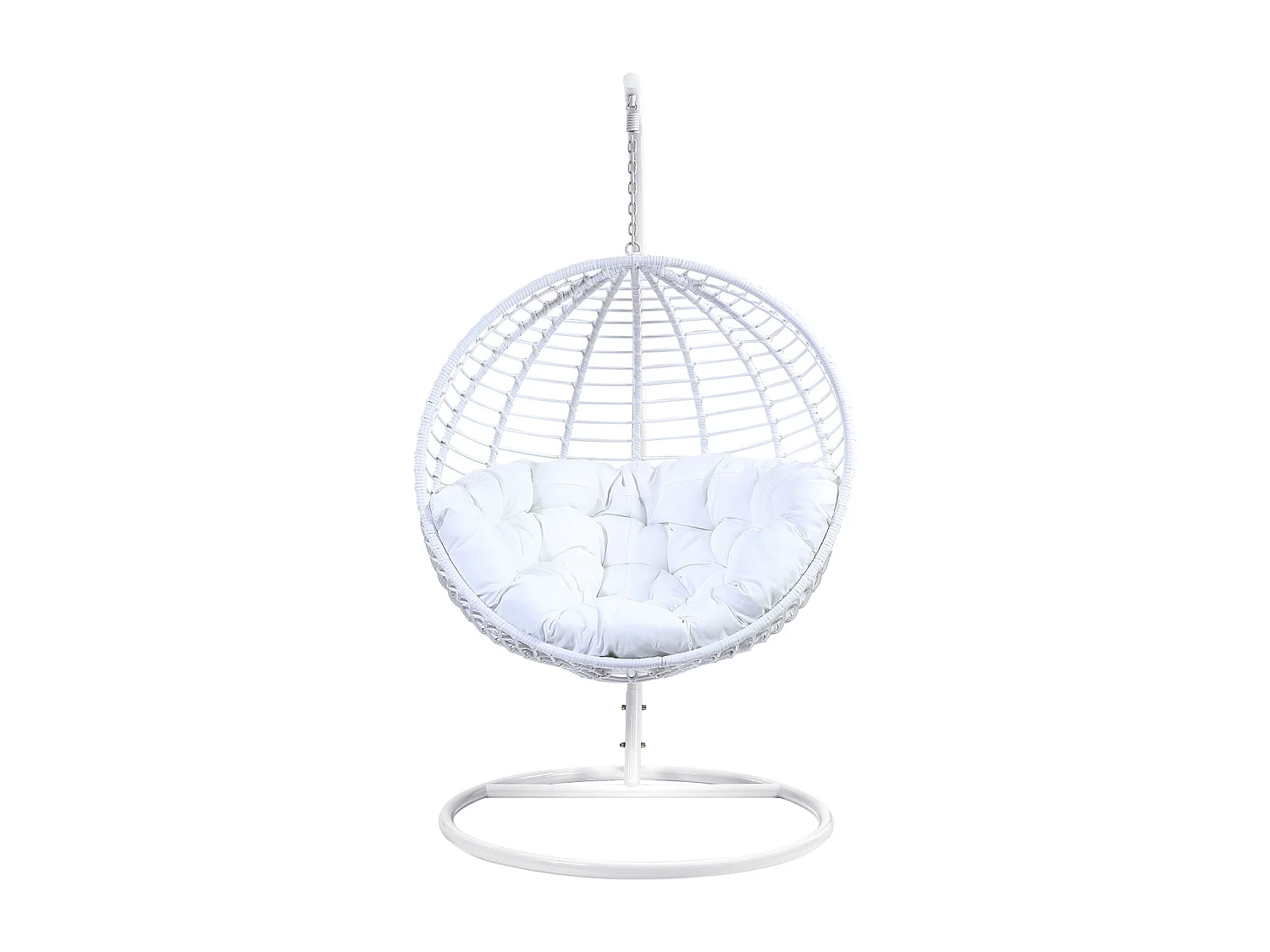 Hängesessel - Polyrattan - Weiß - BONTOC von MYLIA