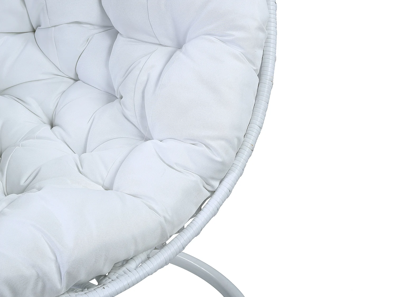 Hängesessel - Polyrattan - Weiß - BONTOC von MYLIA