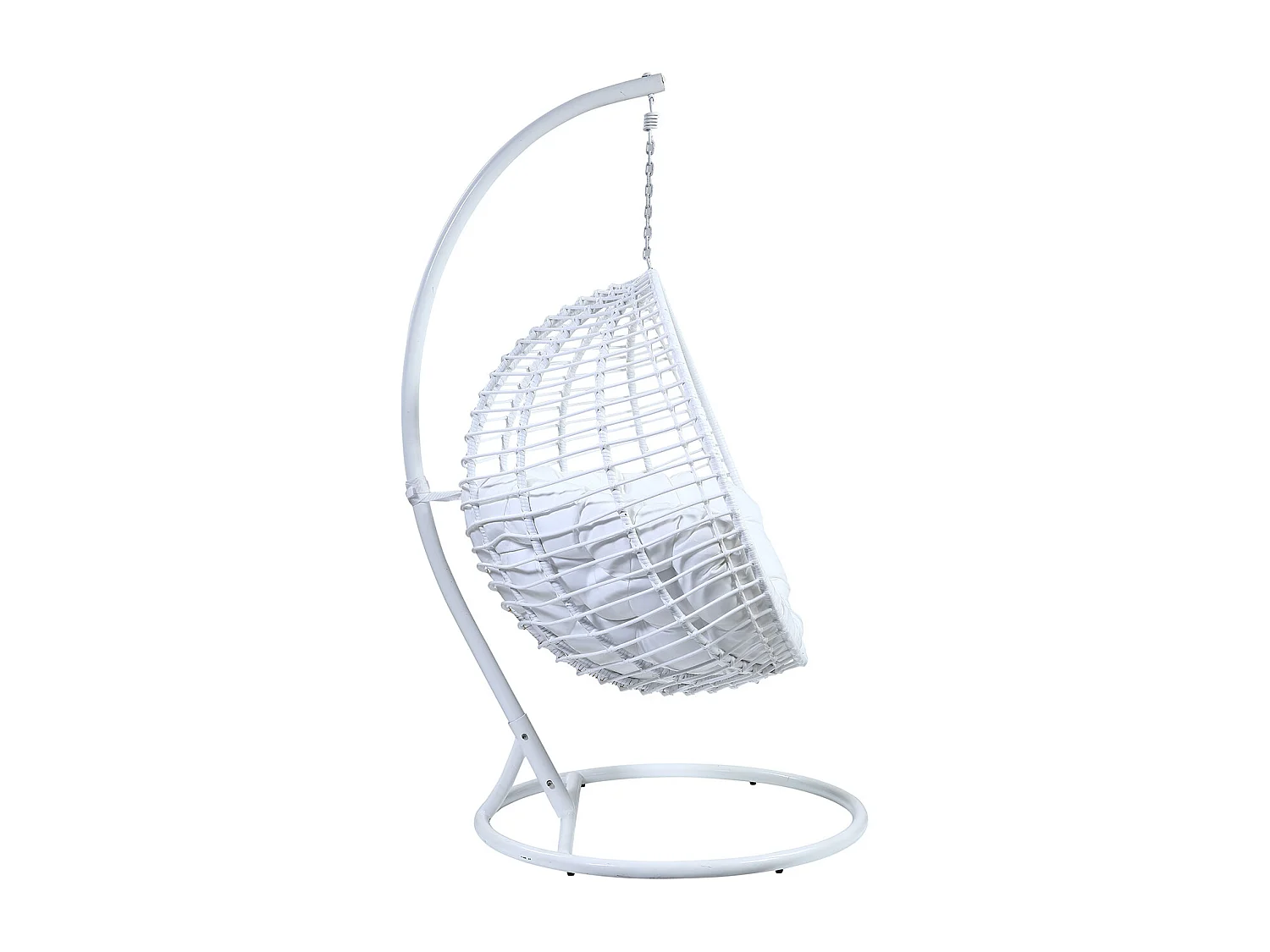 Hängesessel - Polyrattan - Weiß - BONTOC von MYLIA