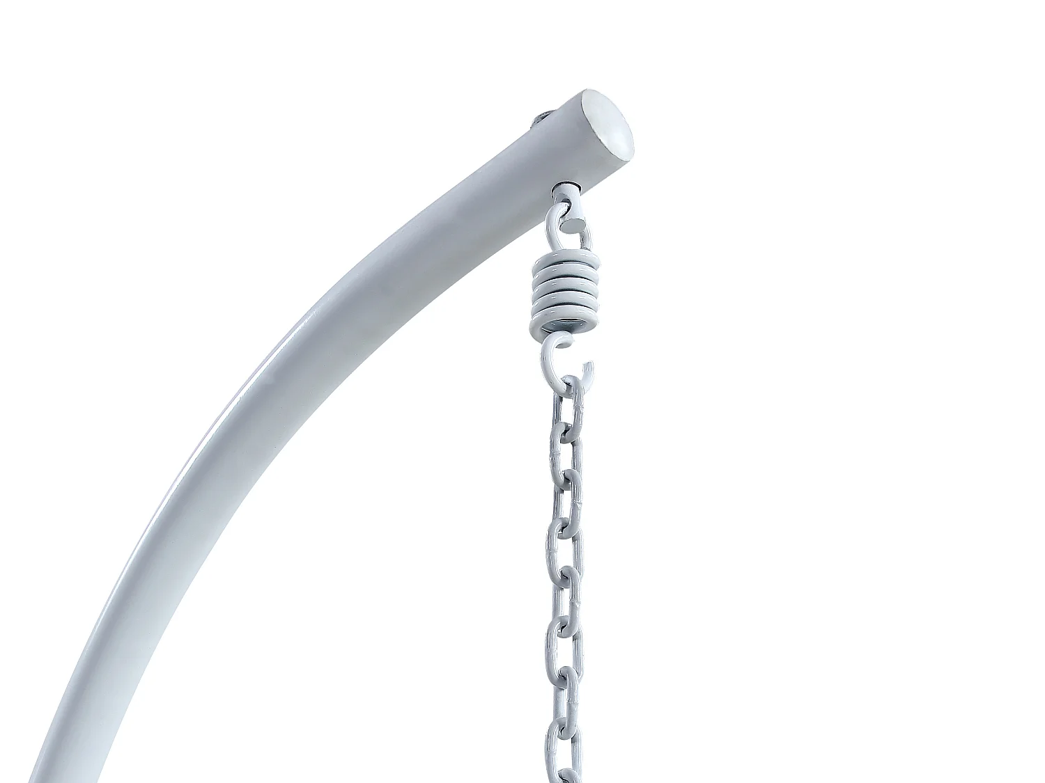 Hangstoel van gevlochten hars - Wit - BONTOC