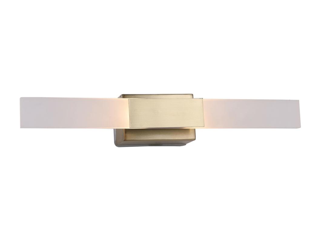 Applique de salle de bain LED en métal - L. 30 cm - Doré - HORSHAM