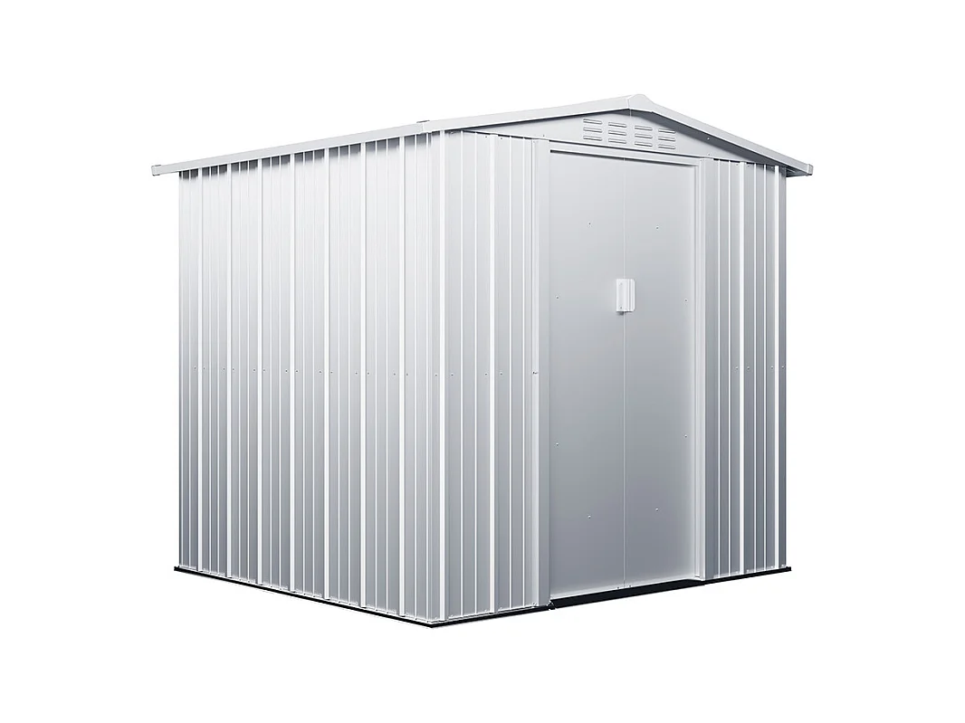 Gartenhaus Gerätehaus - Stahl - Grau - 3,73 m² - LINUS