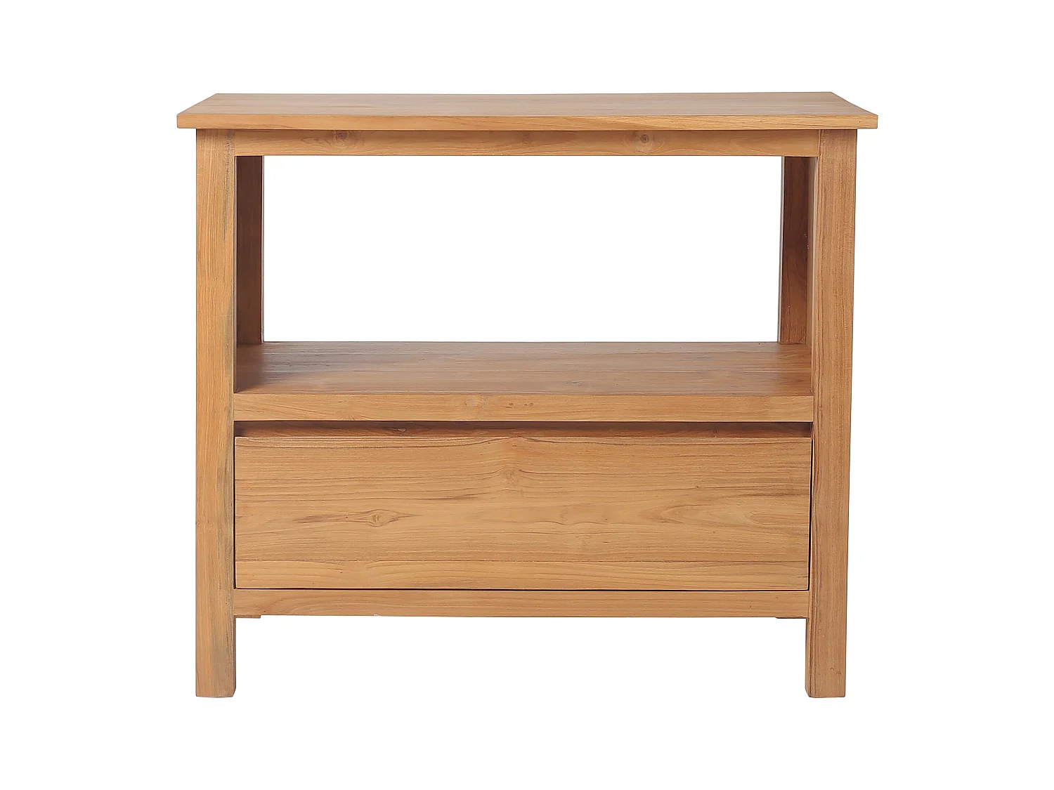 Meuble sous vasque en teck - 90 cm - KETAPANG